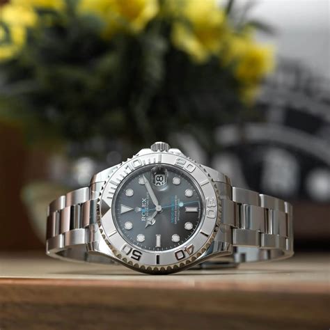 rolex yacht master rhodium 37|oyster perpetual yacht master 37.